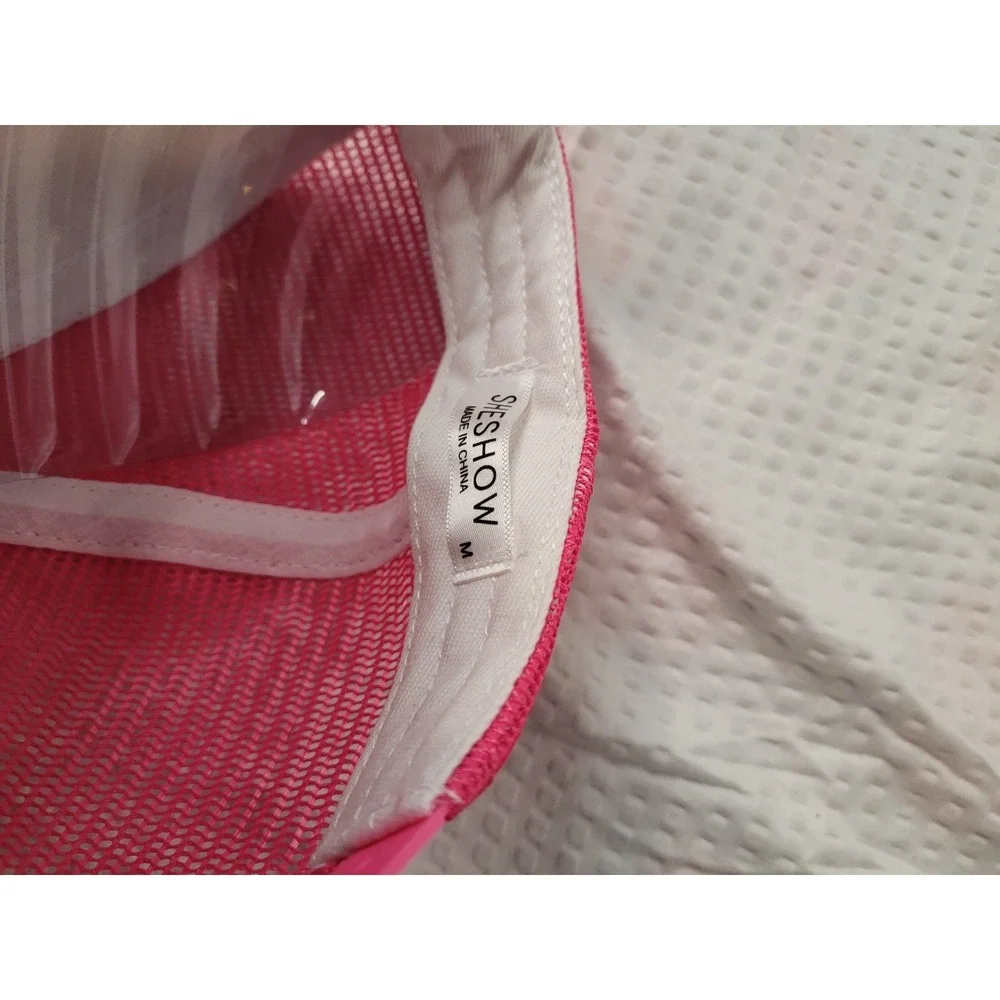 Sheshow Womens Trucker Hat Champagne Pink - Picture 2 of 5